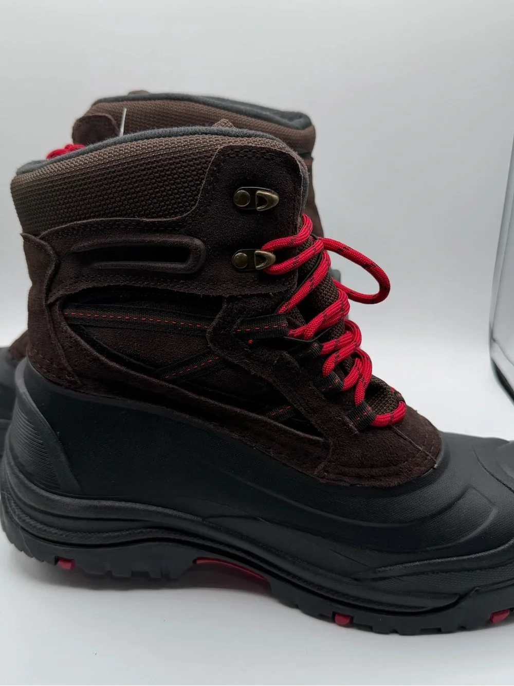 NWT Khombu Mens 12 Thermolite Waterproof Suede Duck Snow Winter Boots Brown